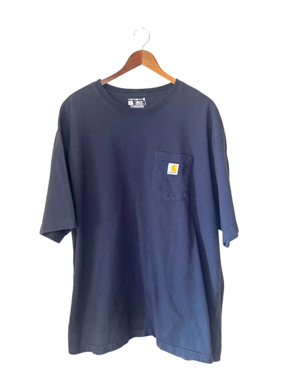 Men's Carhartt Modern Loose Fit K87 Pocket T Shirt Charcoal Grey 2XL